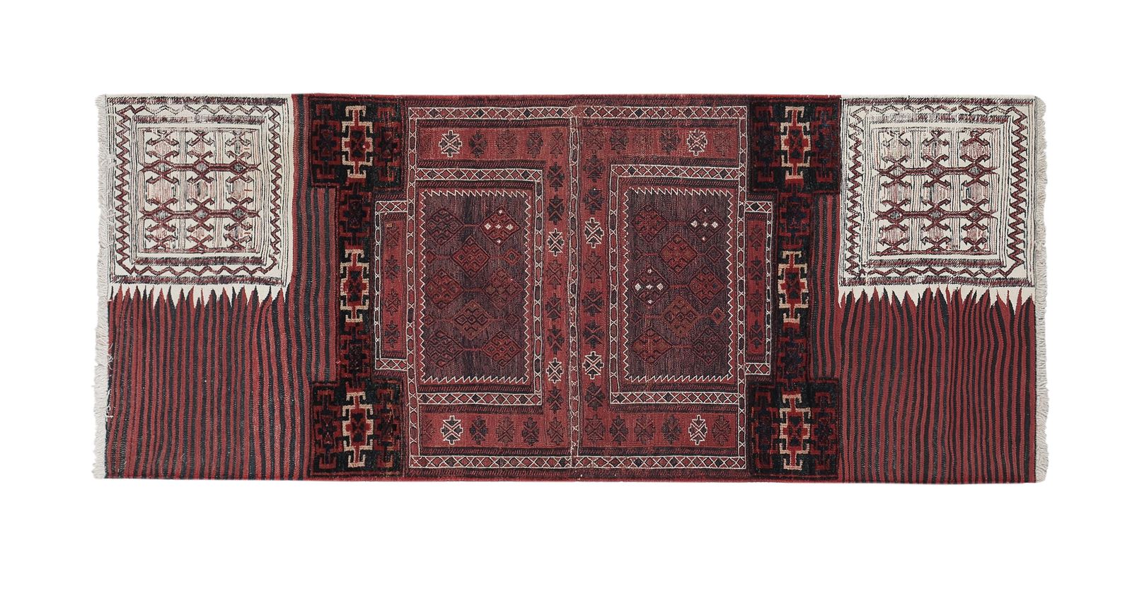 Tribal Abstract Anatolian Rug 3'1'' X 7'7'' photo furniture