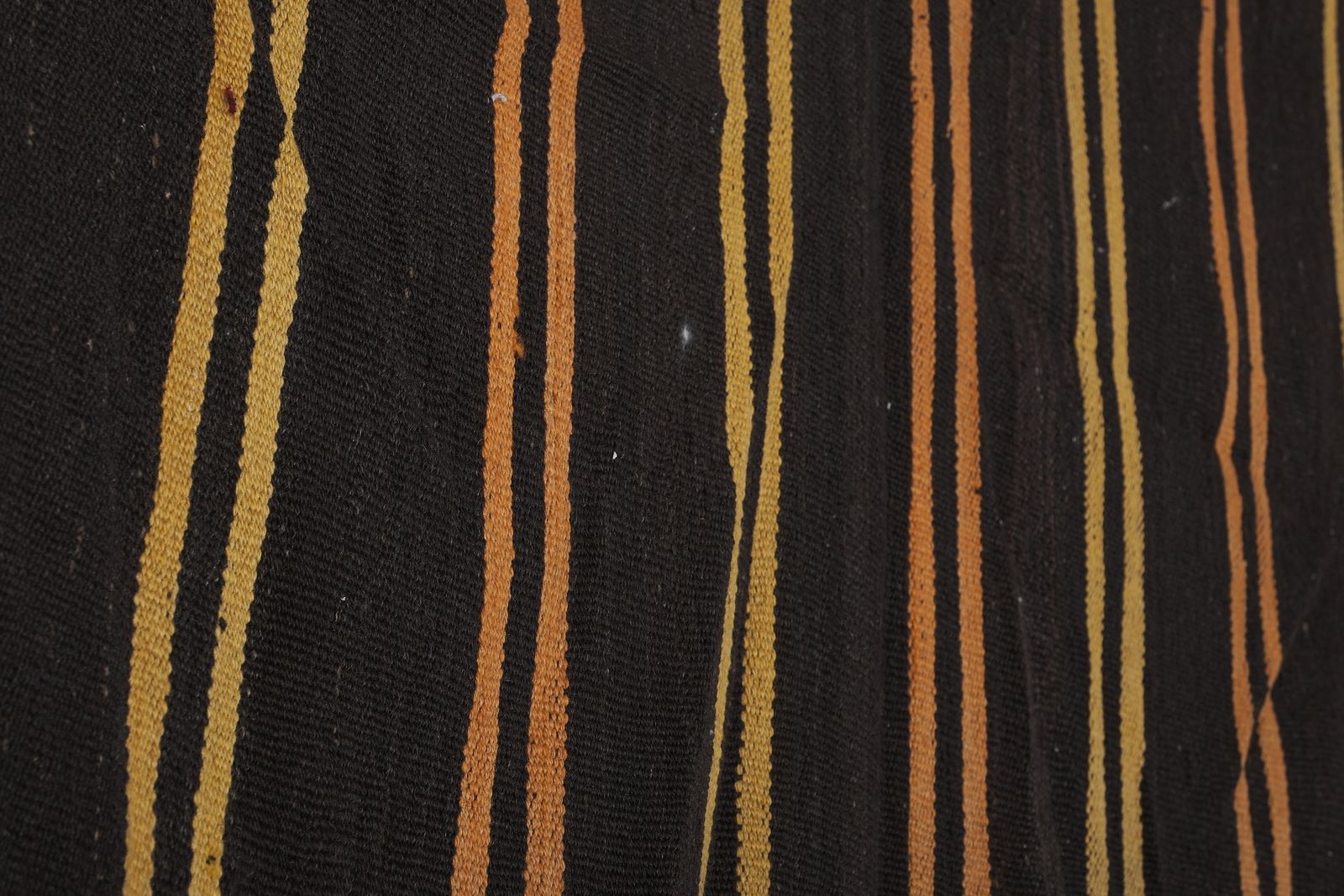 Textiles Large Anatolian Striped Kilim Rug 10'7'' X 12'2'' photo