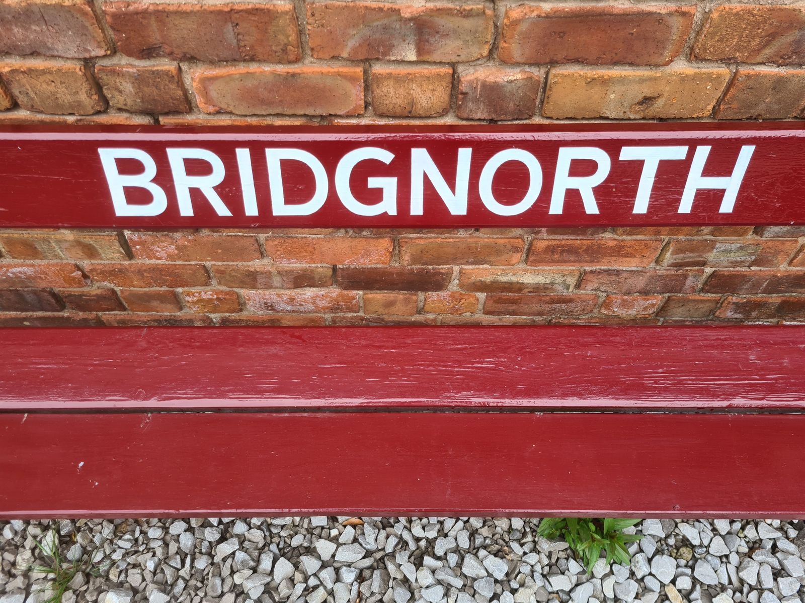 A Lovely Late 19th Or Early 20th Century Railway Station Bench   Bridgnorth photo vintage