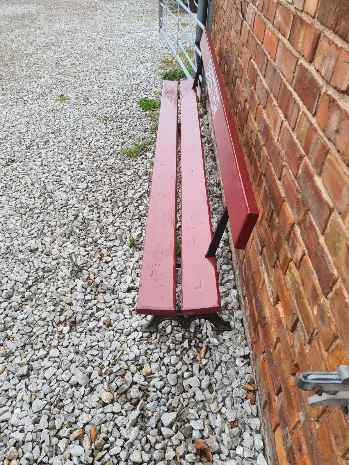 A Lovely Late 19th Or Early 20th Century Railway Station Bench   Chester photo Furniture