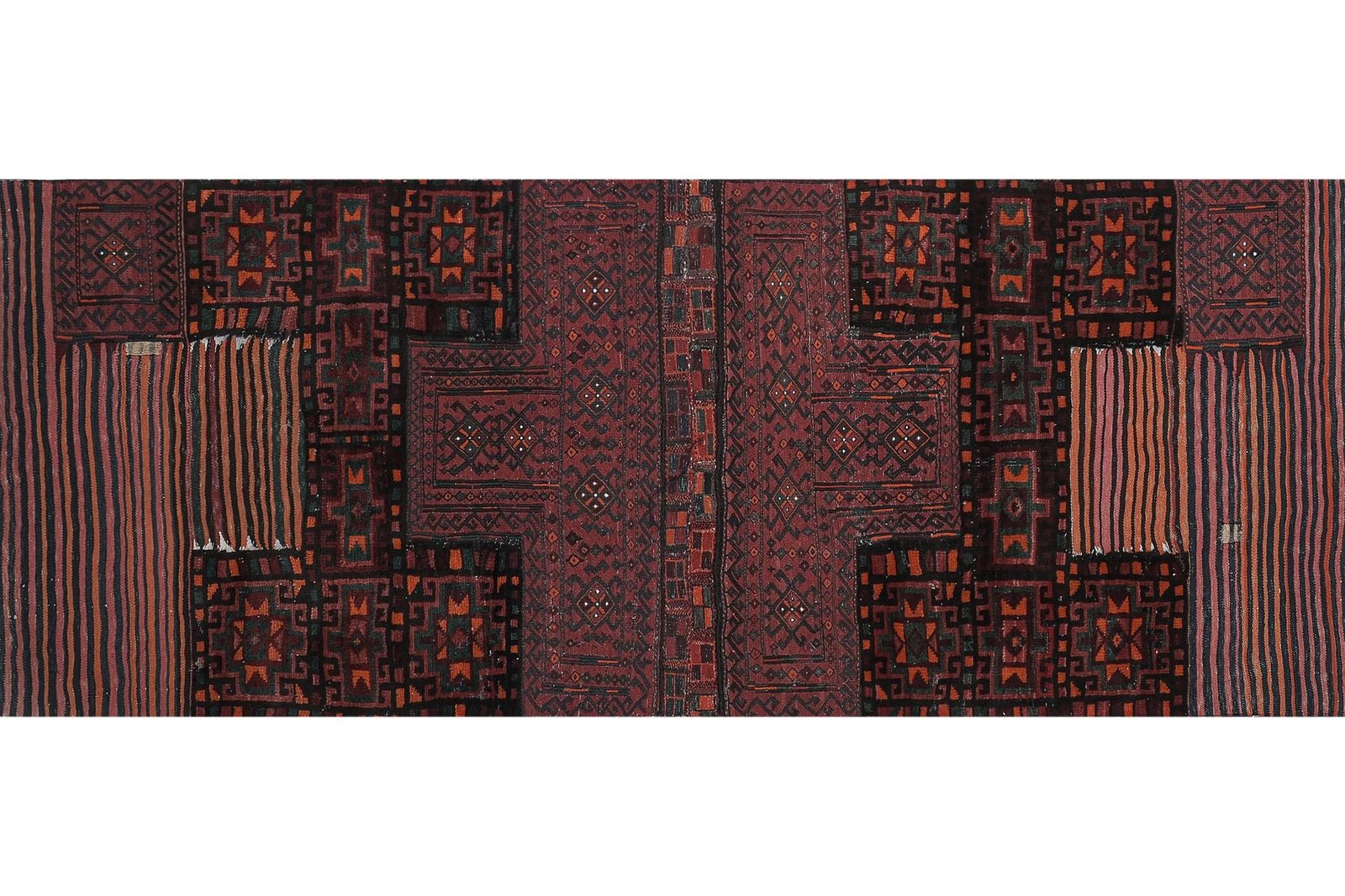 Tribal Red Anatolian Rug 3'5'' X 9'1'' photo 900.0
