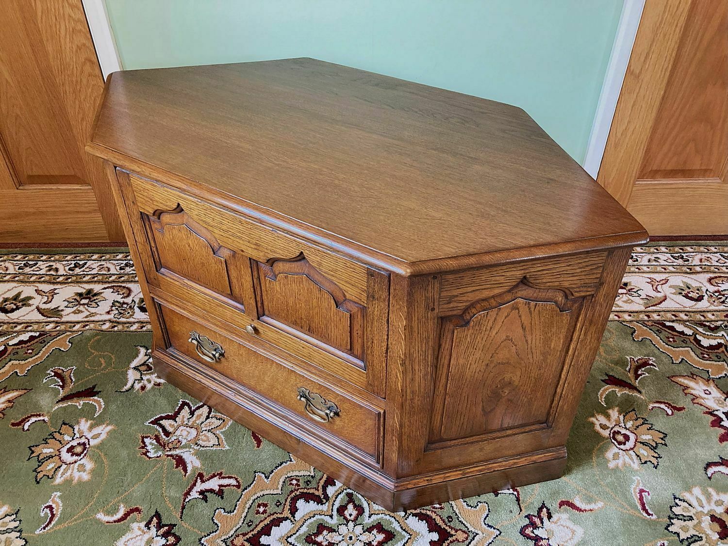photo furniture Royal Oak Canterbury Corner Tv Cabinet
