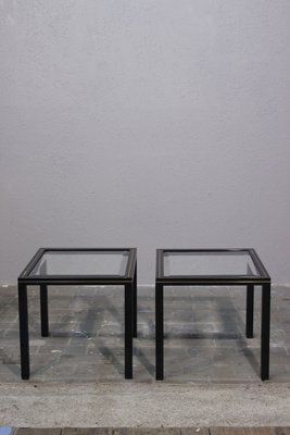 Black Lacquered Side Tables By Pierre Vandel, France 1970s, Set Of 2 photo 453.0