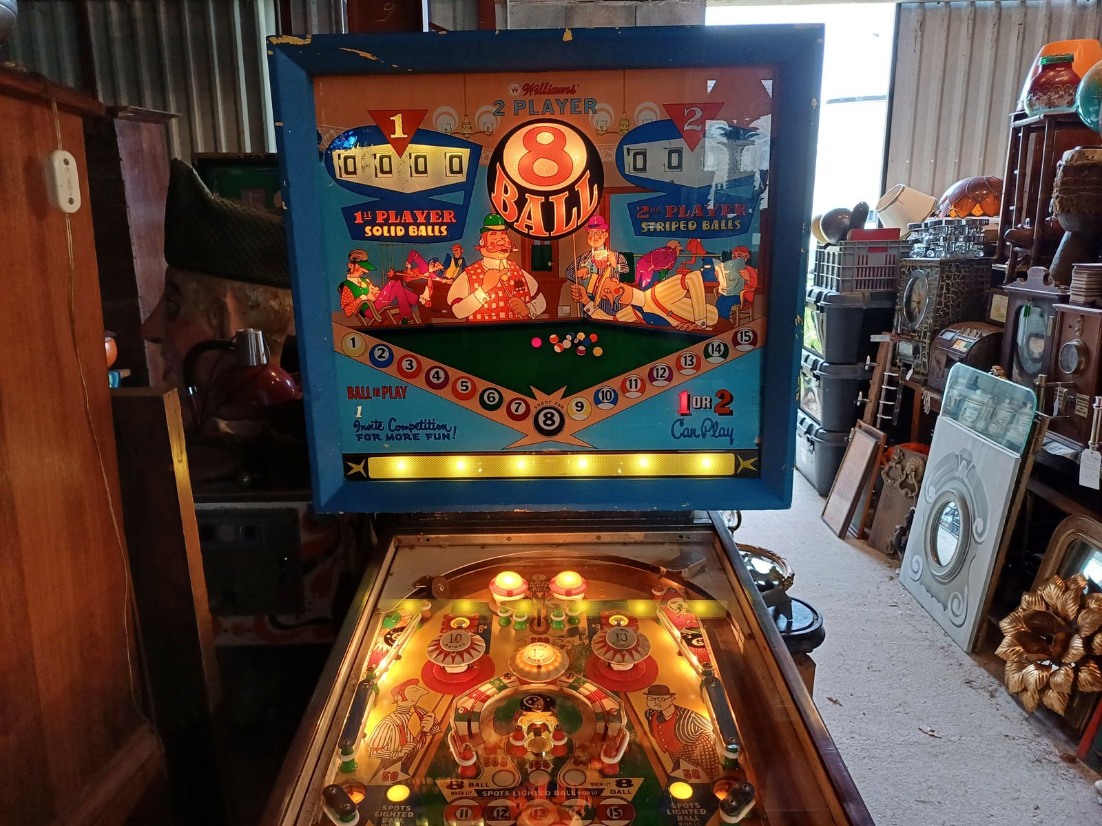 Williams 8 Ball Pinball Machine 1966 photo buy