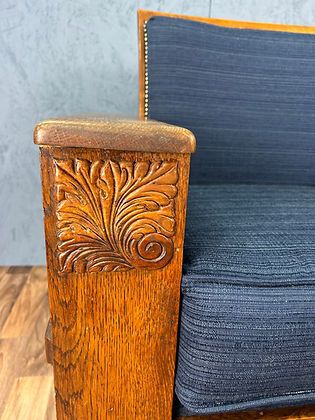 Art Deco Library Chair With Book Shelf & Drink Cabinet, Heal’s Manner photo Furniture