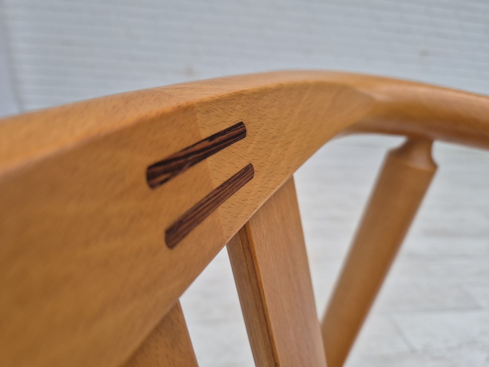Ca. Jaren 1970, Deens Design Van Hans J. Frydendahl Voor Boltinge Stolefabrik, Paar Stoelen Model "Cleopatra", Beukenhout. photo 650.0