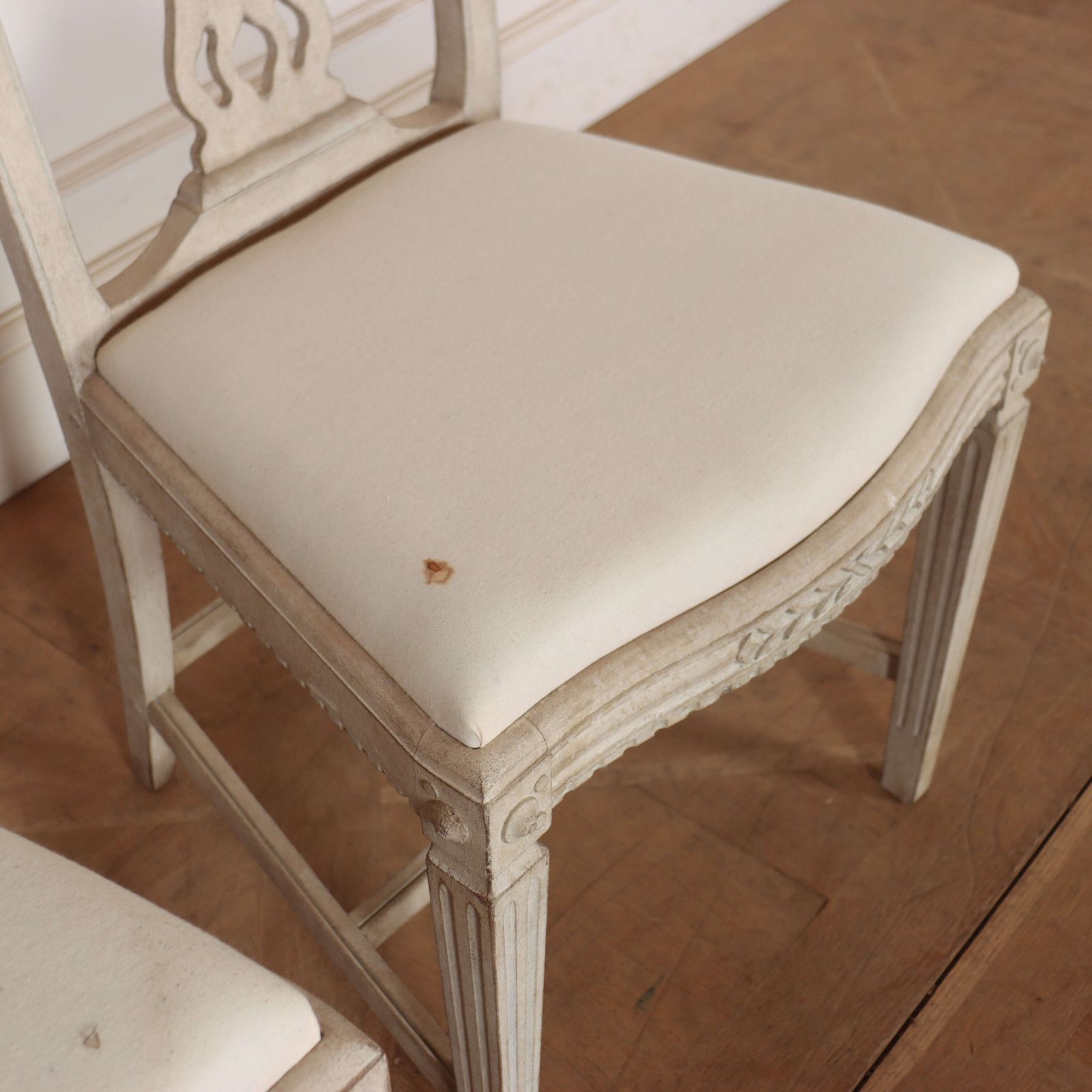 Set Of 6 Gustavian Style Dining Chairs photo buy