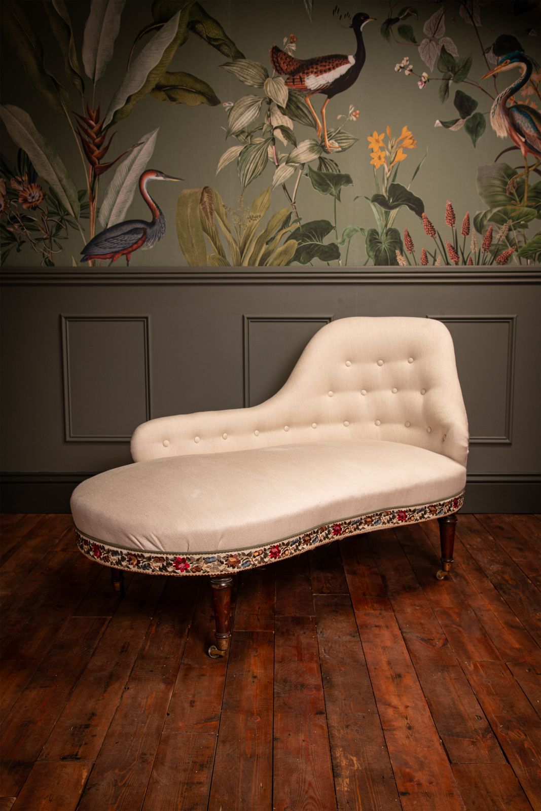 A Petite 1950's Chaise Longue, 1950s