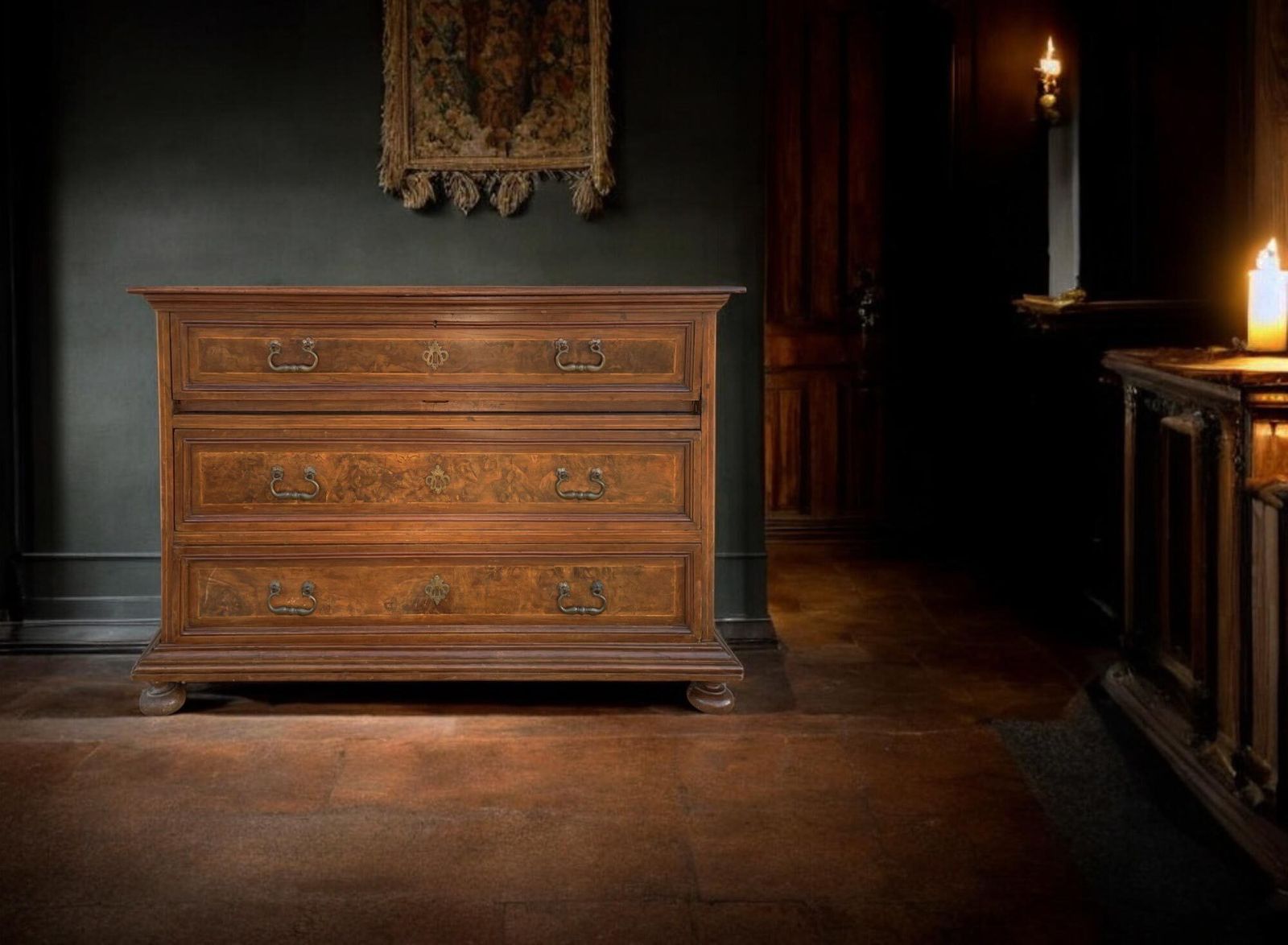 photo buy Italian 17th Century Commode With Secretaire