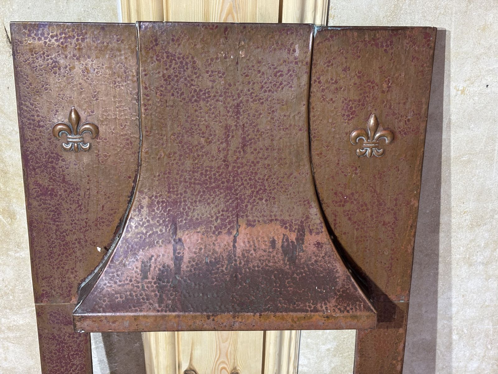 Arts And Crafts Copper Fire Inserts With Hood photo buy