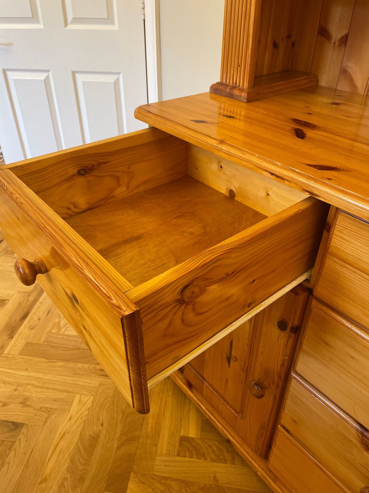 photo for sale Custom Large Pine Welsh Dresser Wooden Sideboard