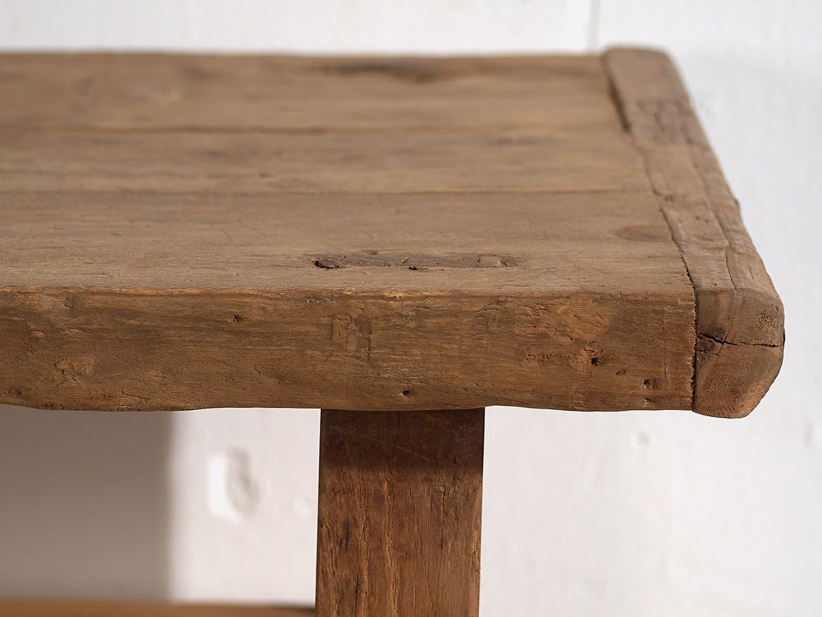 photo furniture Antique Primitive Style Console Table (C.1920) #16