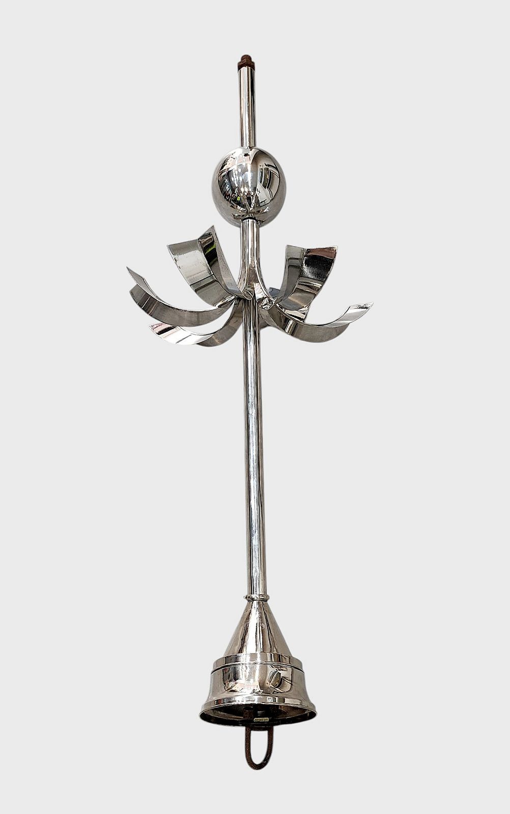 22000.0 1920s Former Palacio Sudamérica's Art Déco Metal And Glass Lighting Fixture, Uruguay photo