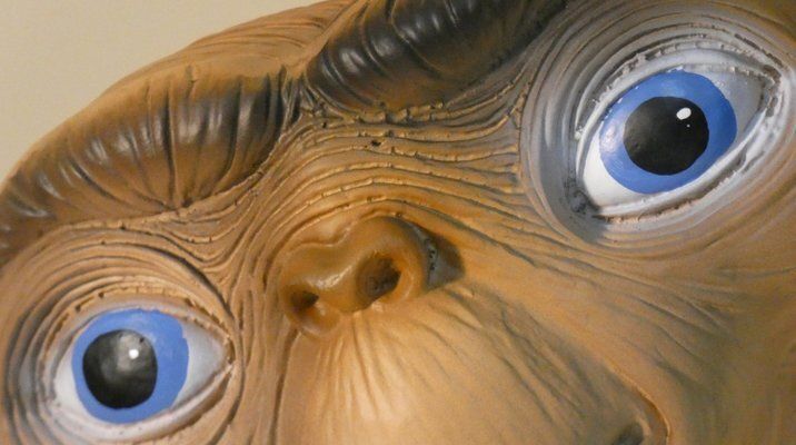 E.T. Big Three Dimensional Statue In Resin And Enamel, 1990s photo buy