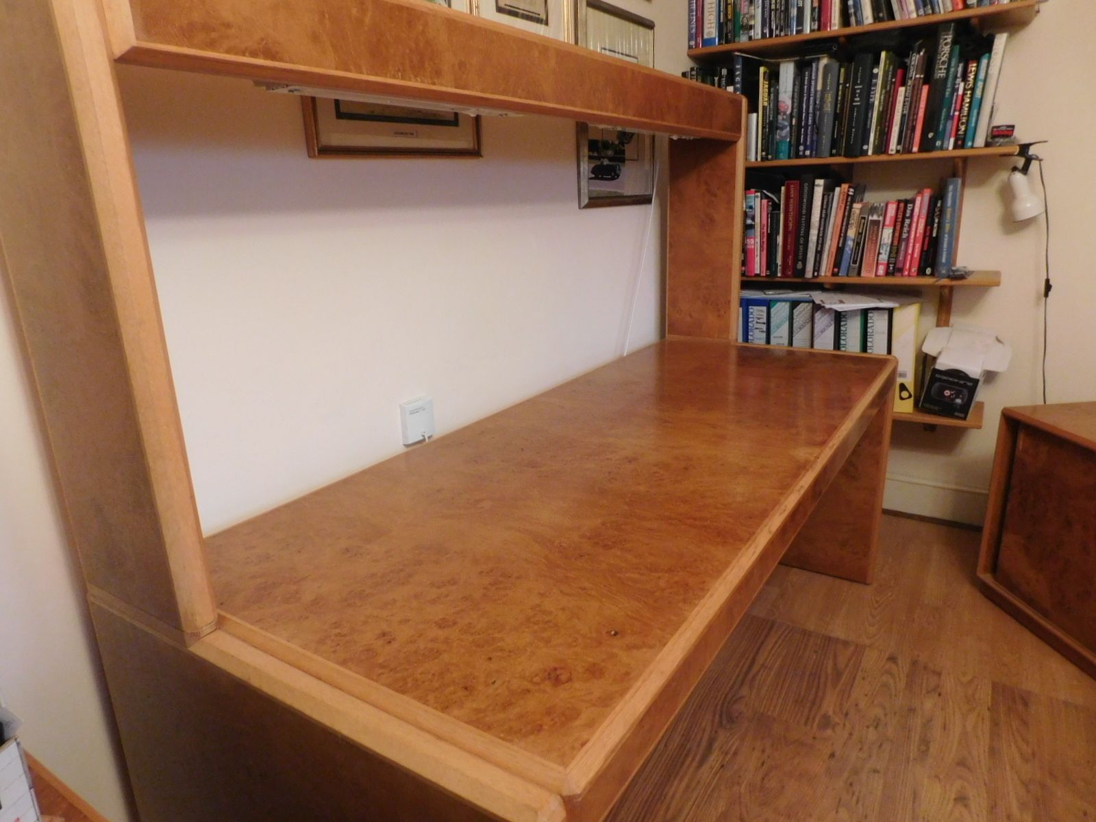 Hk Designs Bird's Eye Maple Ambassador Chairman's Desk Set By Howard Keith. photo 1750.0
