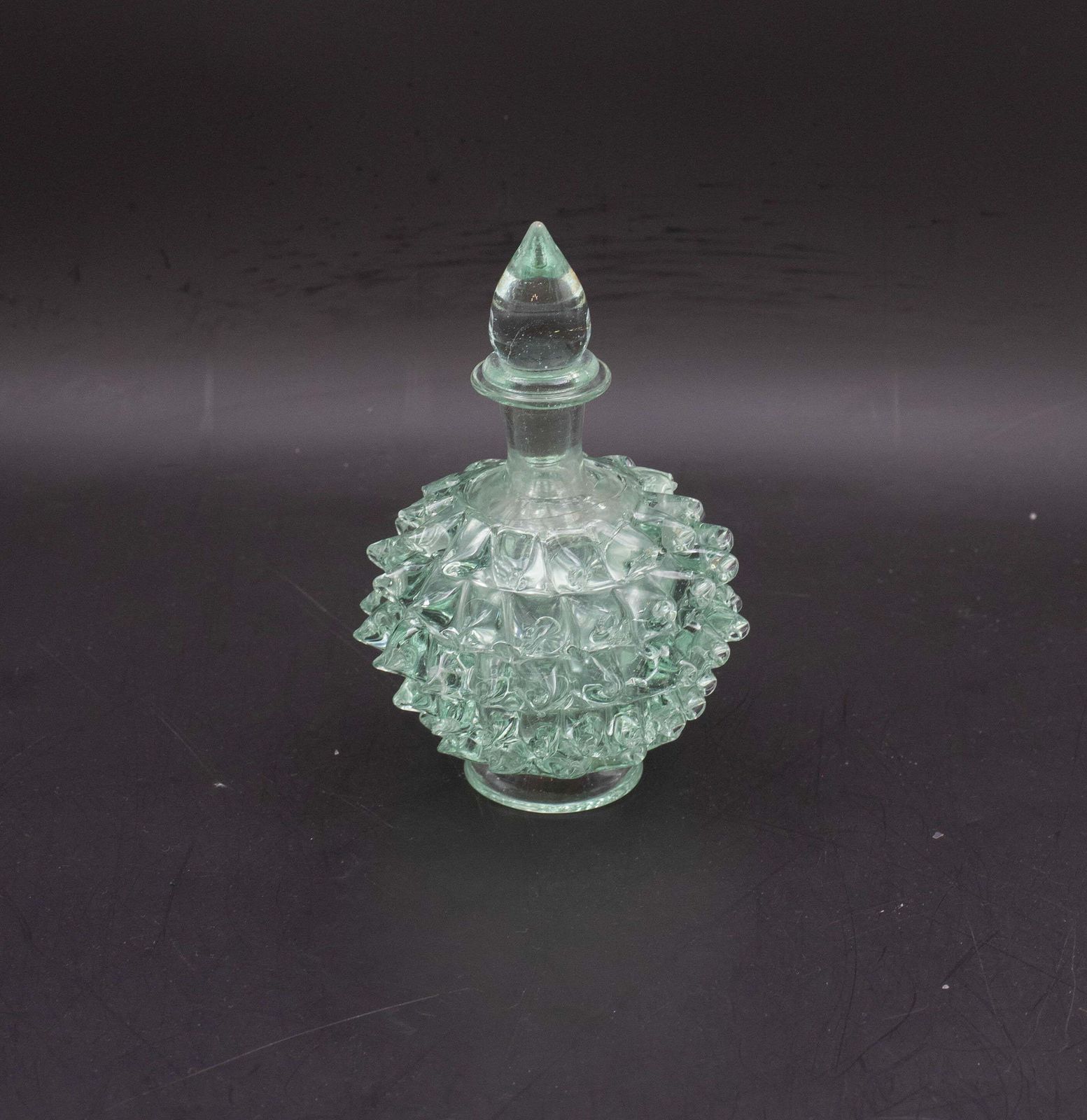 Rare Green Ercole Barovier Rostrato Murano Glass Vase For Barovier & Toso photo Home Decor