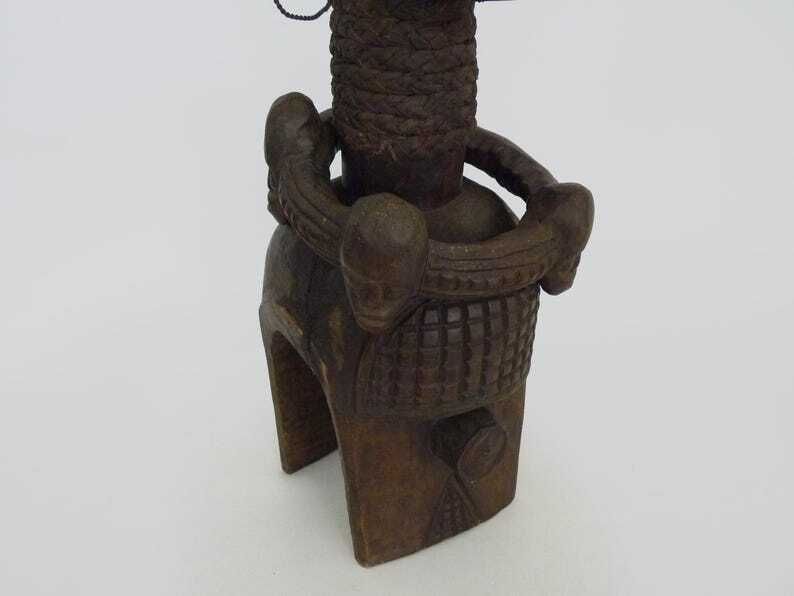 Large African Baga Nimba Statue From Guinea. African Art, Tribal Art. 60s 70s photo vintage