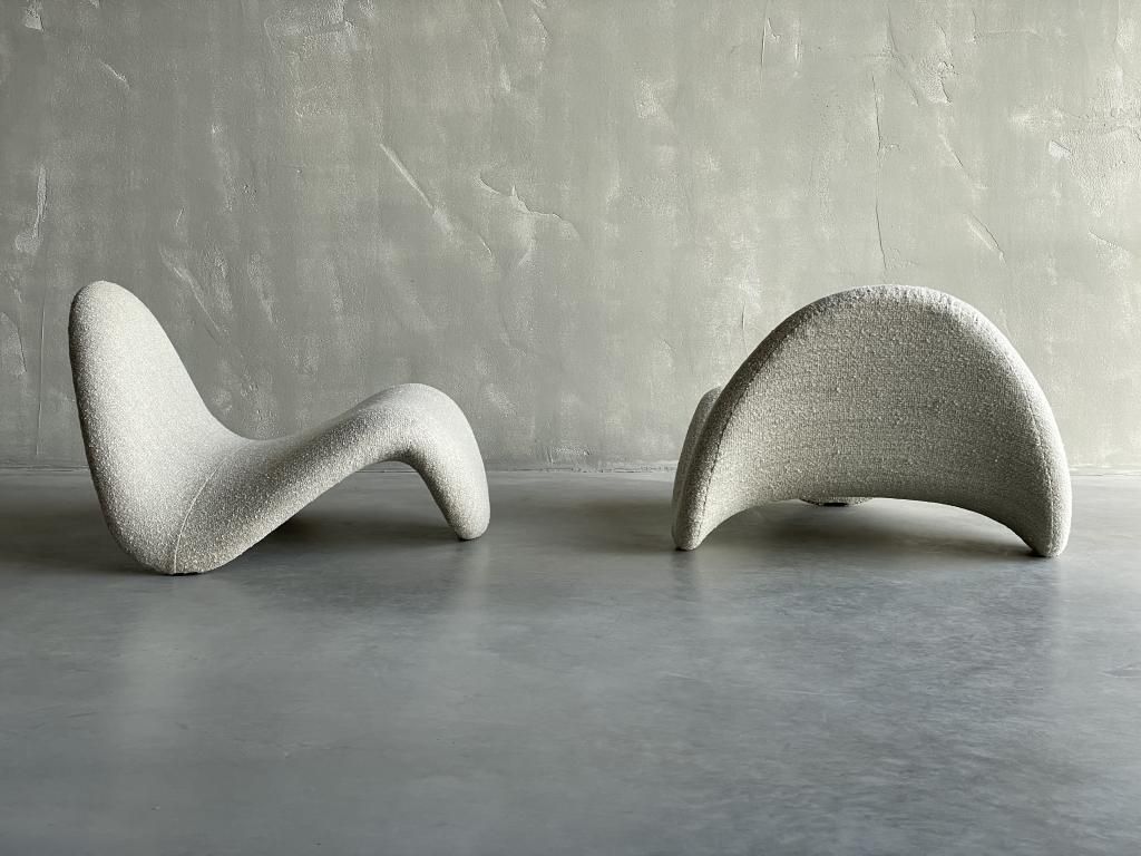 A Pair Of 1960s ‘Tongue’ Lounge Chairs photo Furniture