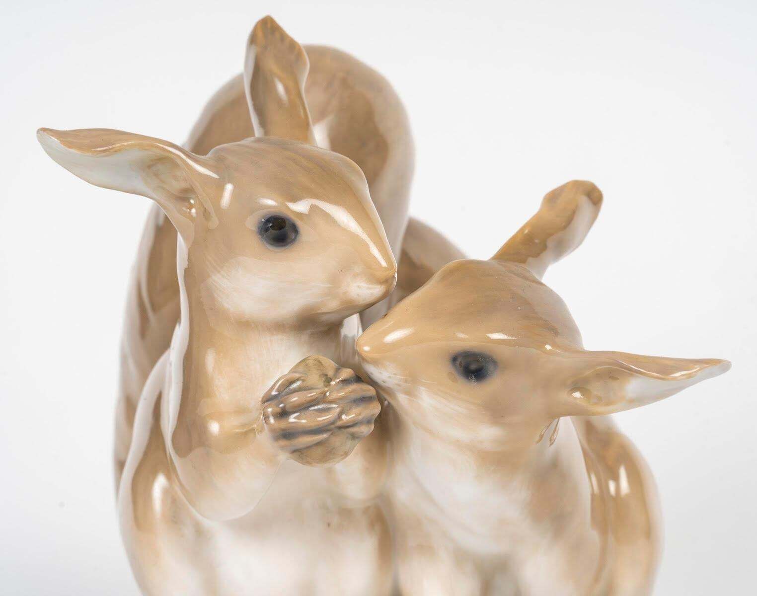 Copenhagen Porcelain Sculpture, 19th Century, Napoleon III Period. photo for sale