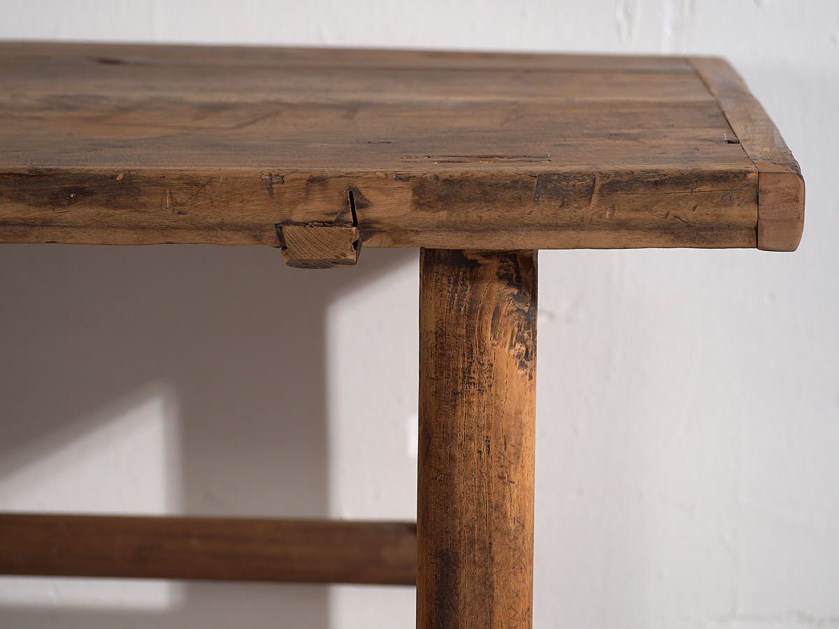 Large Antique Side Table (C.1920) #34 photo vintage