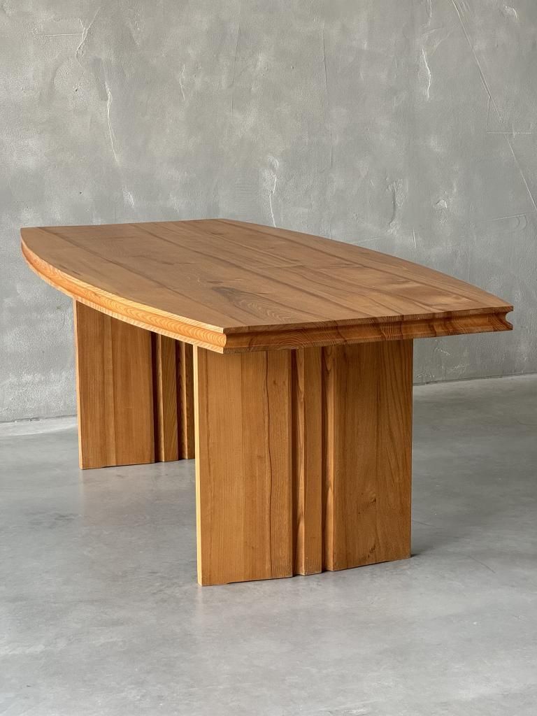 A Rare Elm Table By Maison Regain photo Furniture