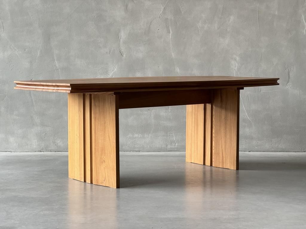 A Rare Elm Table By Maison Regain photo 3650.0