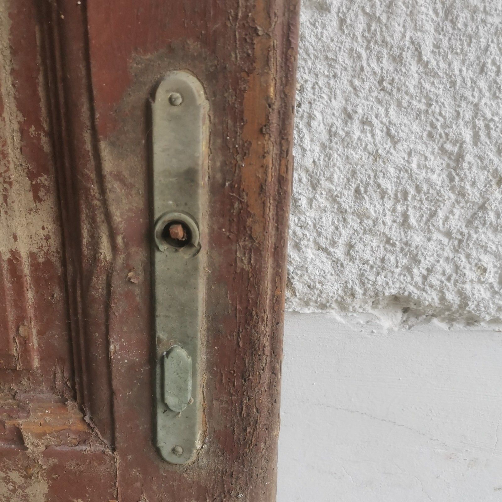 photo for sale Antique Wooden Mansion Door 1920s Solid Heavy Vintage Hungarian Door