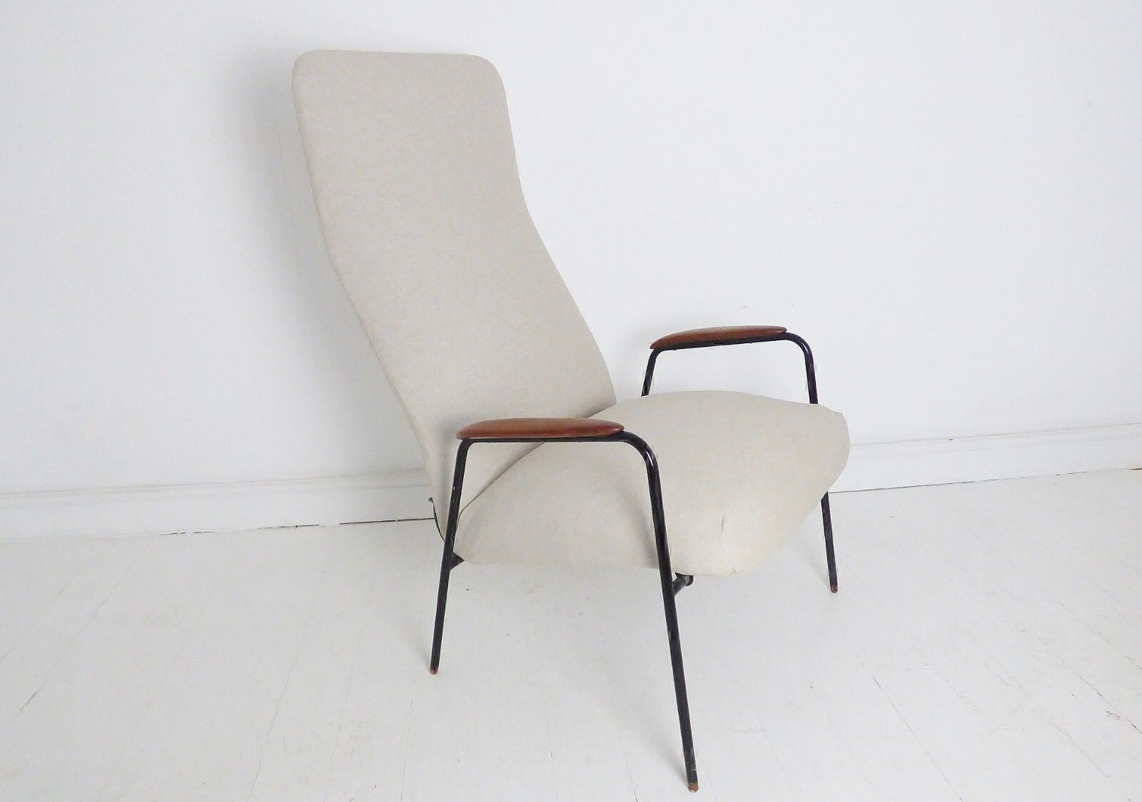 Stunning Vintage Scandinavian Teak Alf Svensson Dux Contour Lounge Chair 50's photo for sale