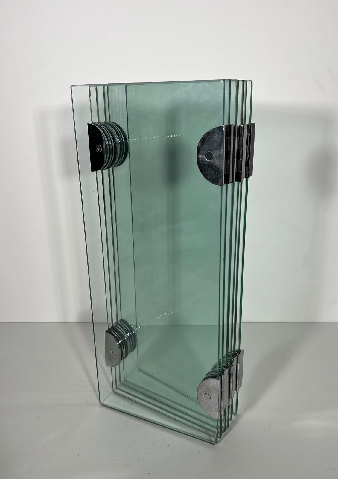 photo for sale Exceptional Firewall With 6 Glass Panels And Chrome Hinges In The Taste Of Robert Mallet Stevens