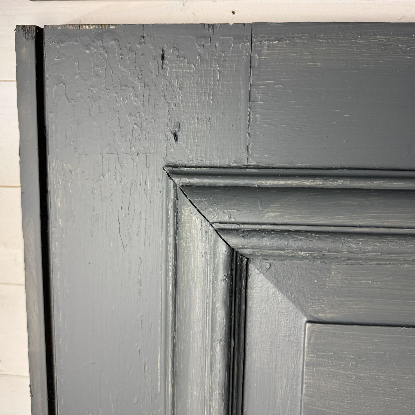 12 Metres Of Antique Victorian Painted Pine Wall Panelling photo vintage