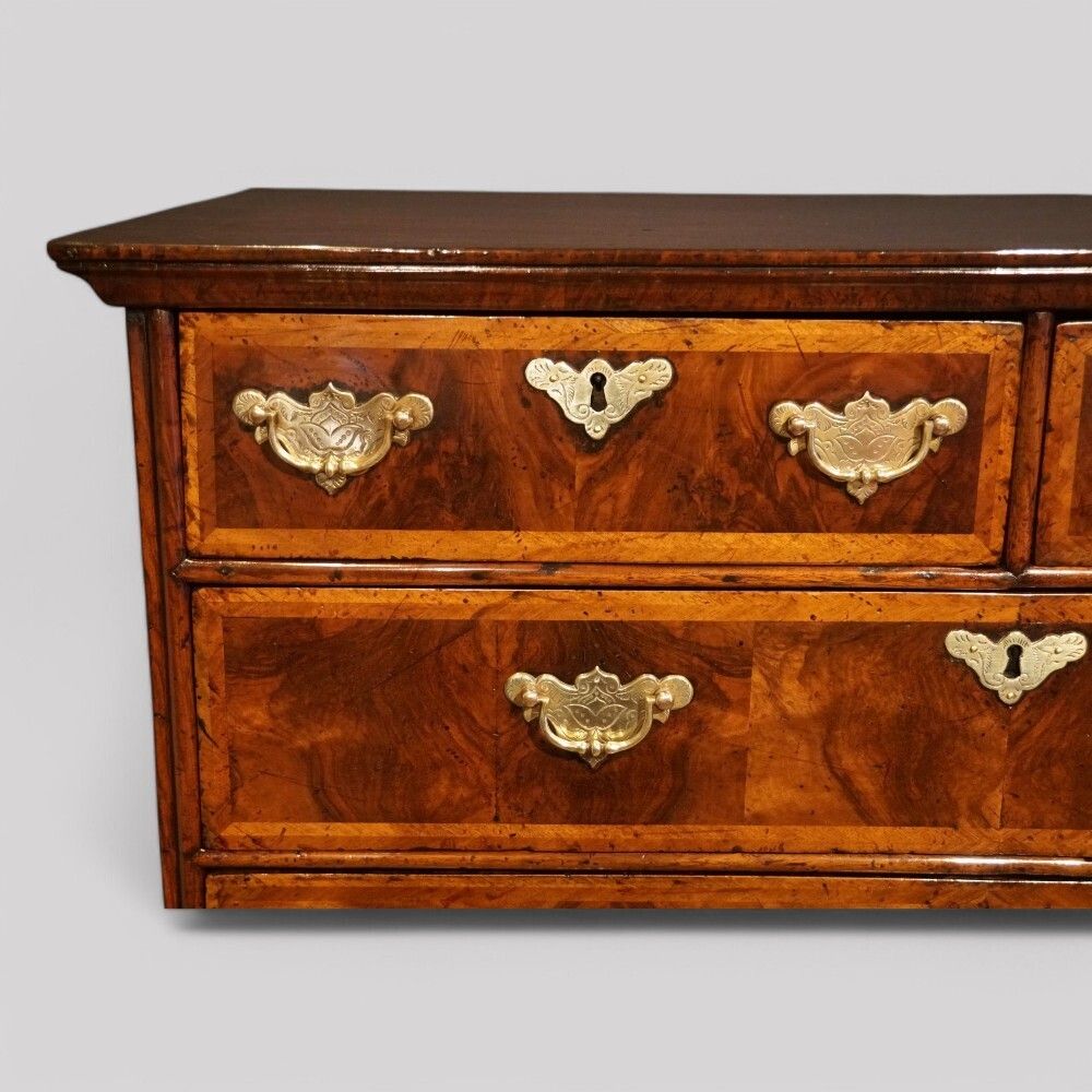 William And Mary Walnut Chest On Stand photo vinterior