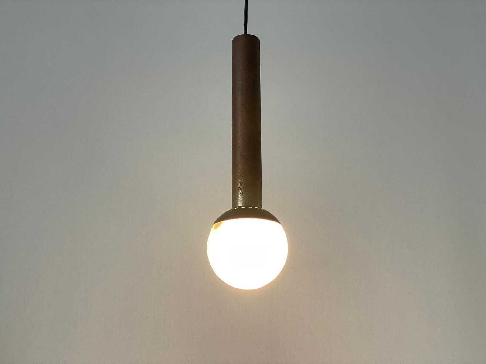 photo for sale Italian 60s Design Ball Glass Ceiling Lamp, Attributed To Stilnovo, 4 Available
