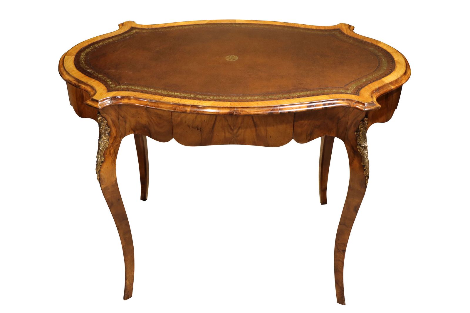 19thc Louis XVI Style Walnut Ladies Writing Table photo vinterior