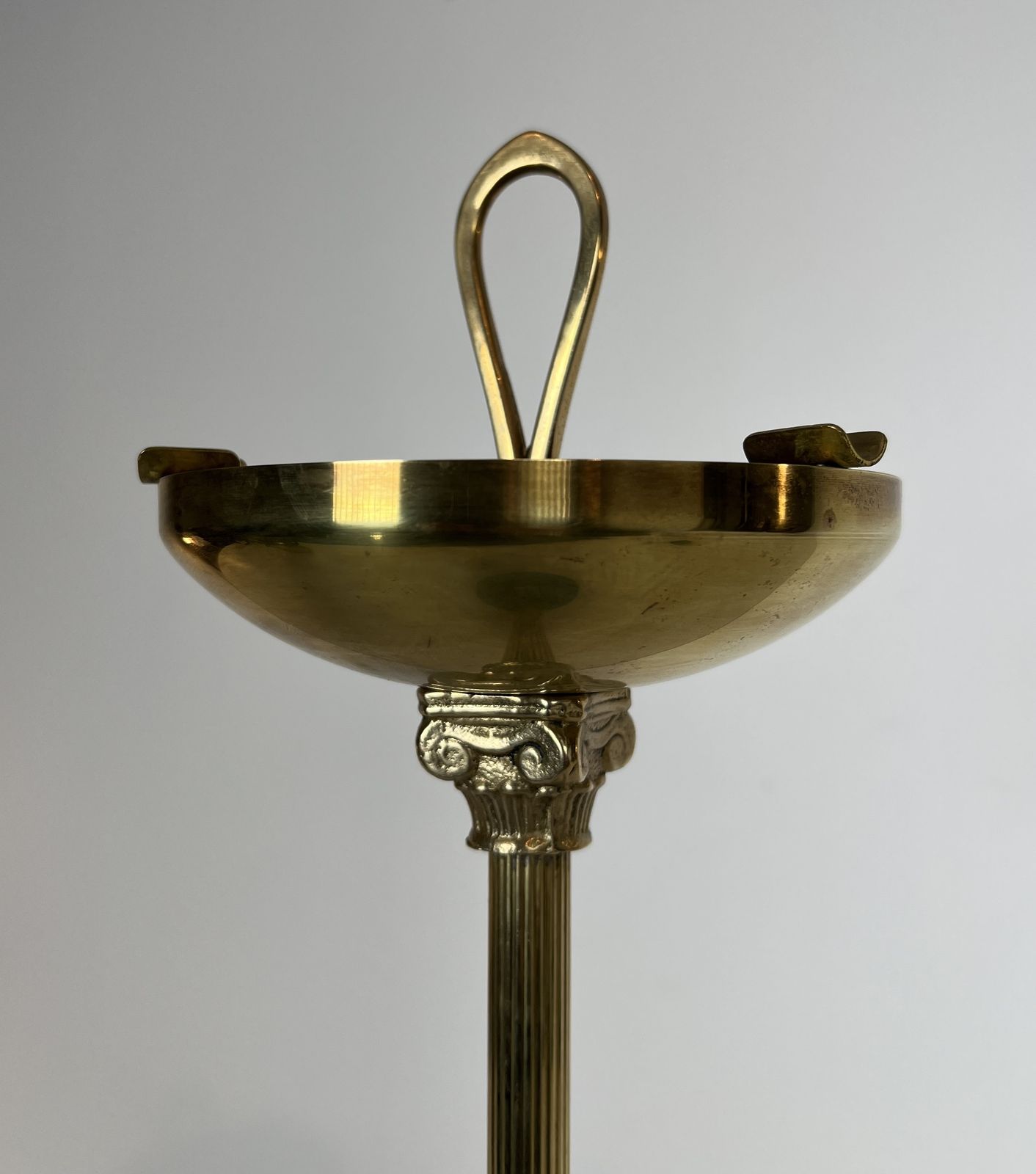 Candrier Of Neoclassical Style In Bronze, Brass And Black Marble Base In The Taste Of The House Jansen photo 850.0