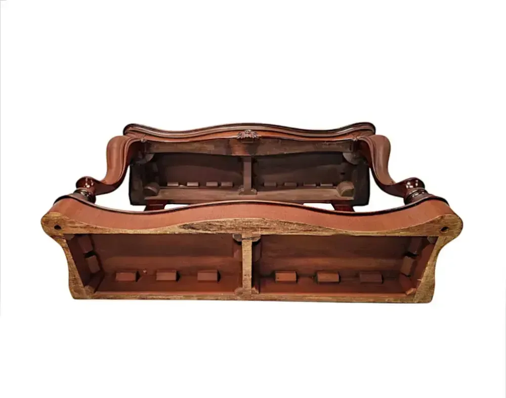photo furniture A Very Rare Pair Of 19th Century Cabriole Leg Console Tables