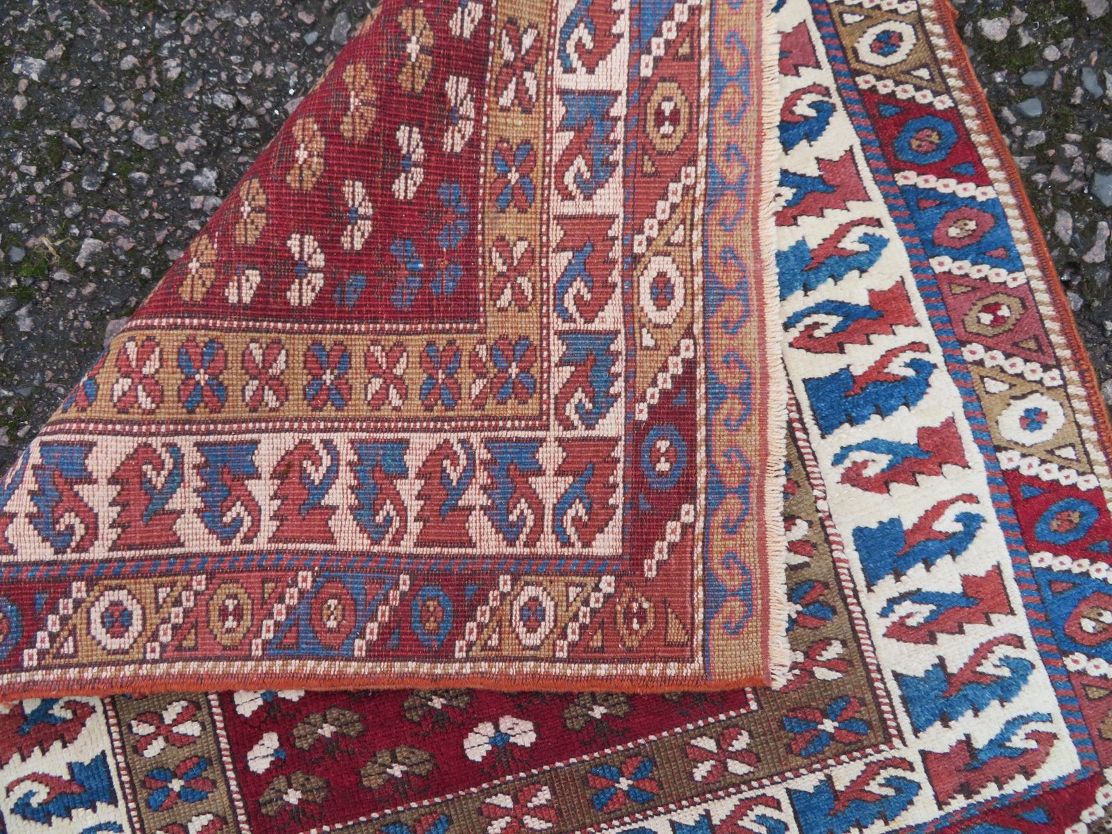Attractive Antique Turkish Bergama Village Prayer Rug. West Anatolia. 104cm X 89cm. photo buy