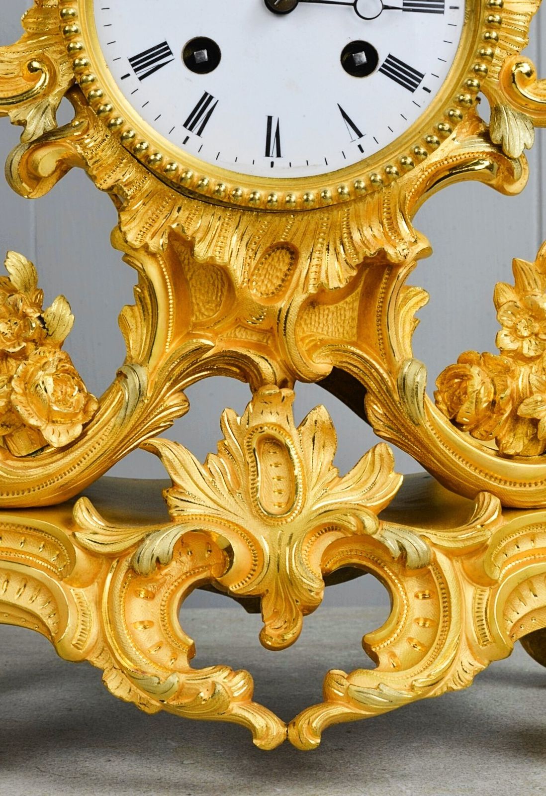 19th Century Gilt Ormolu Louis XIV Style French Clock. photo 2950.0