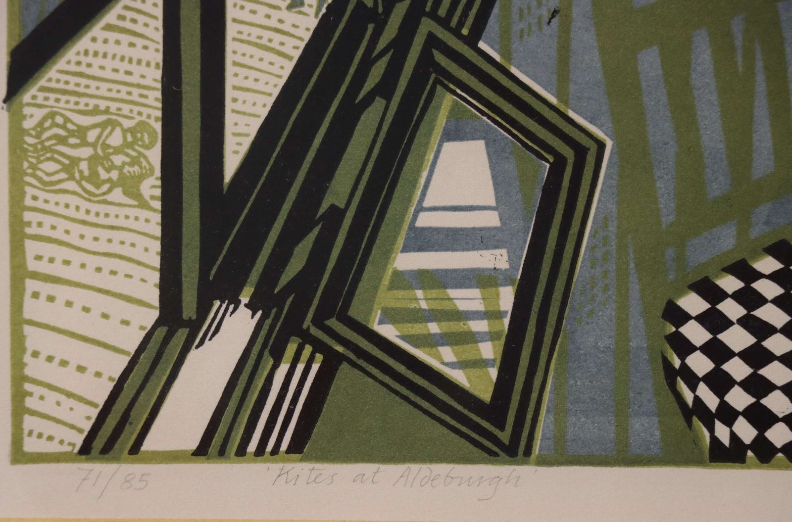 "Kites At Aldeburgh" Richard Bawden 1936 2024 photo for sale
