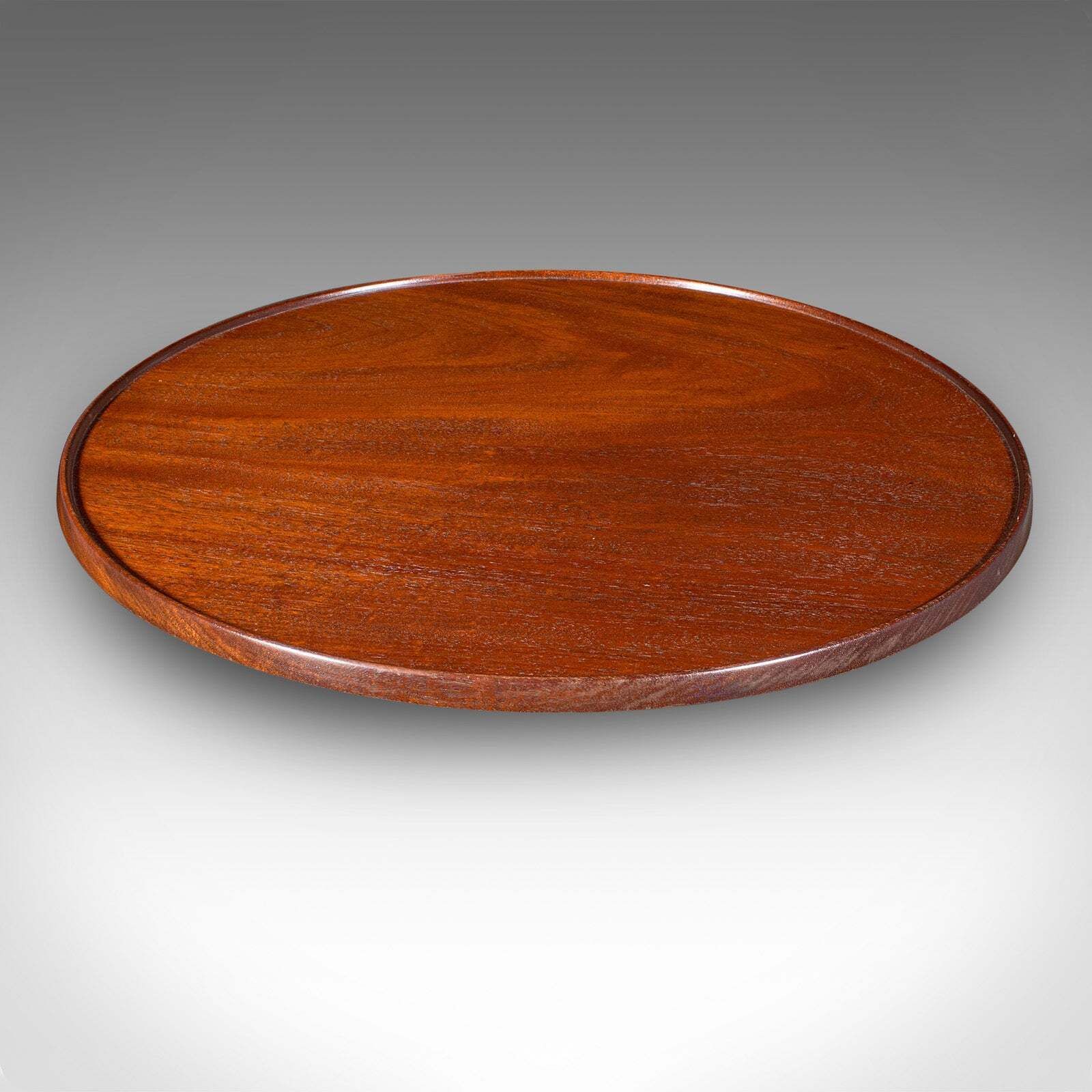 Antique Canapé Party Turntable, English, Serving Tray, Lazy Susan, Edwardian photo for sale