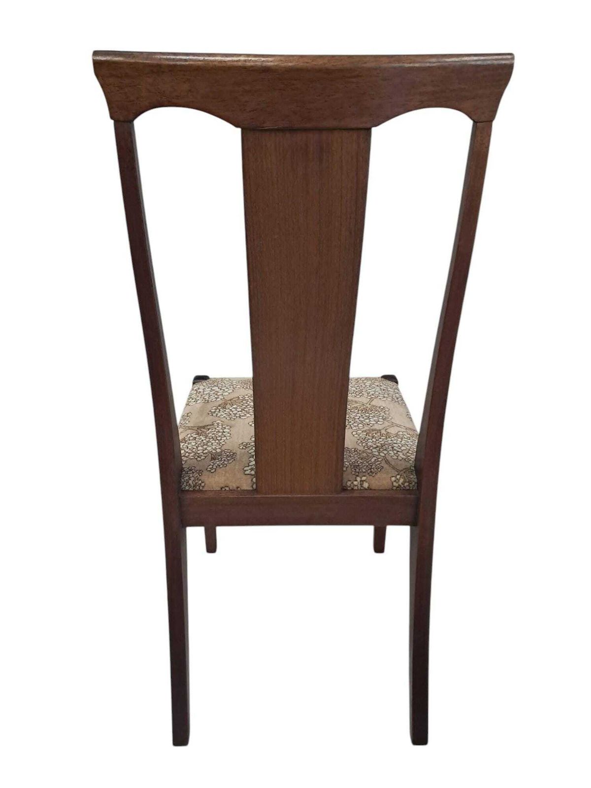 photo for sale Vintage Mid Century Dining Chairs Danish Style Retro Skovby Style 1970 X 6