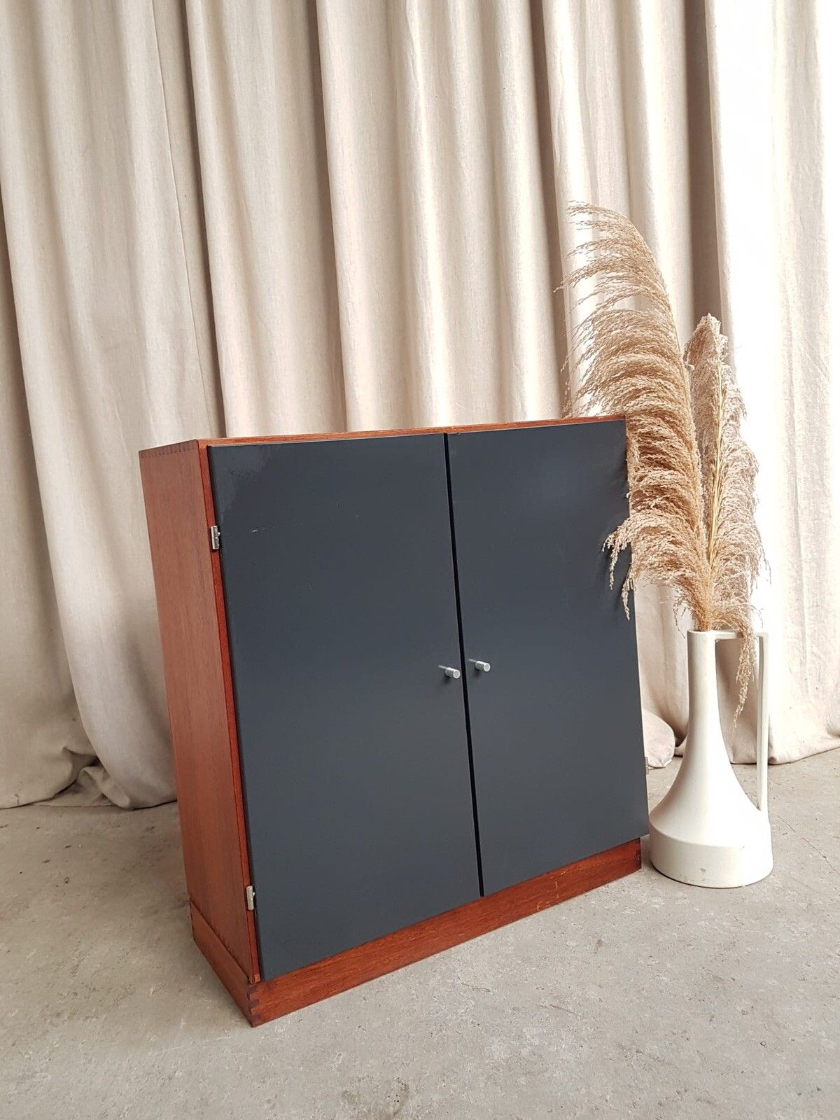 Vtg Late Mid Century Danish At / Bo Reolen Bookcase Cabinet Scandi Retro R713