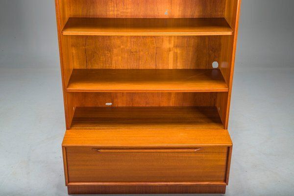 Large Vintage Bookcase In Teak By Heinrich Riestenpatt, 1960s photo vinterior