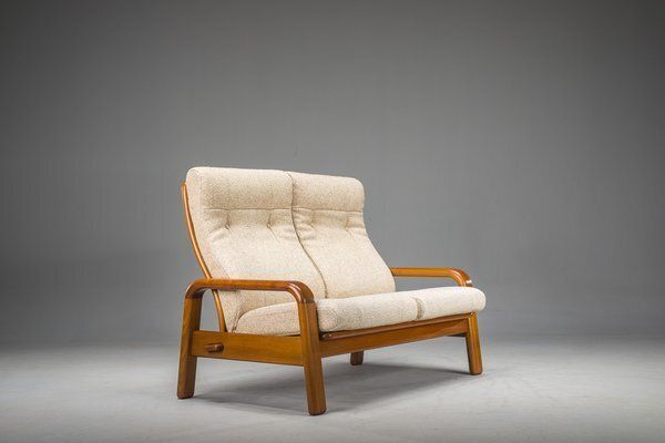 Mid Century Danish 2 Seater Teak Sofa, 1960s