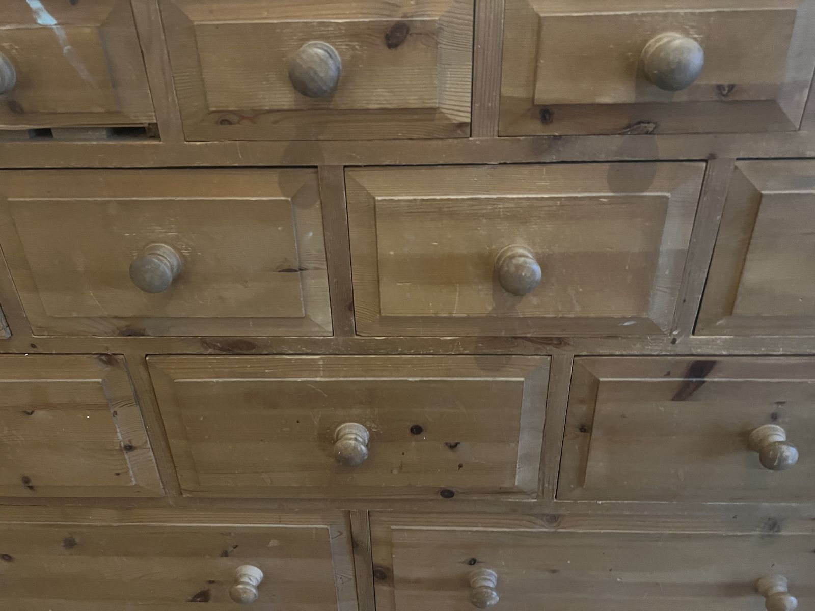 Merchant Chest Of Drawers Oak 14 Drawers photo vinterior