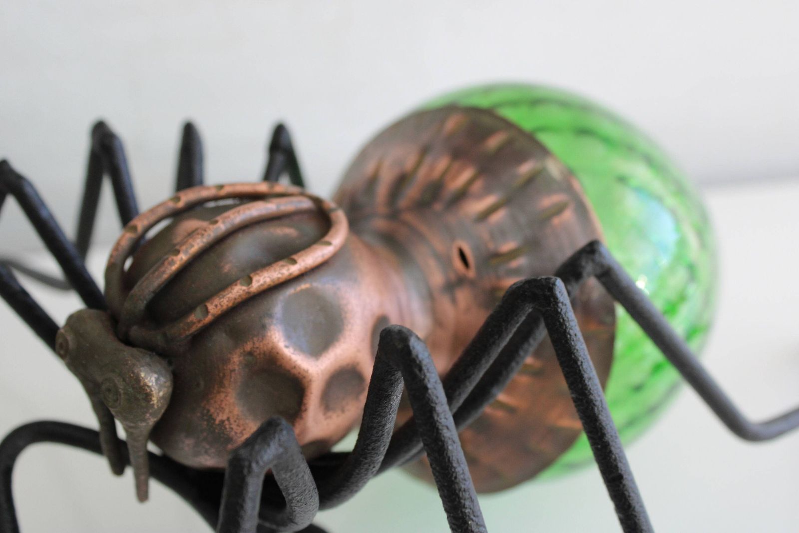 Vintage Spider Wall Lamp / Italy Spider Lamp 60s / Murano Glass / Art Green Glass Light photo vinterior