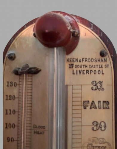 A 19th Century Mahogany Stick Barometer By Keen And Frodsham photo 215.0