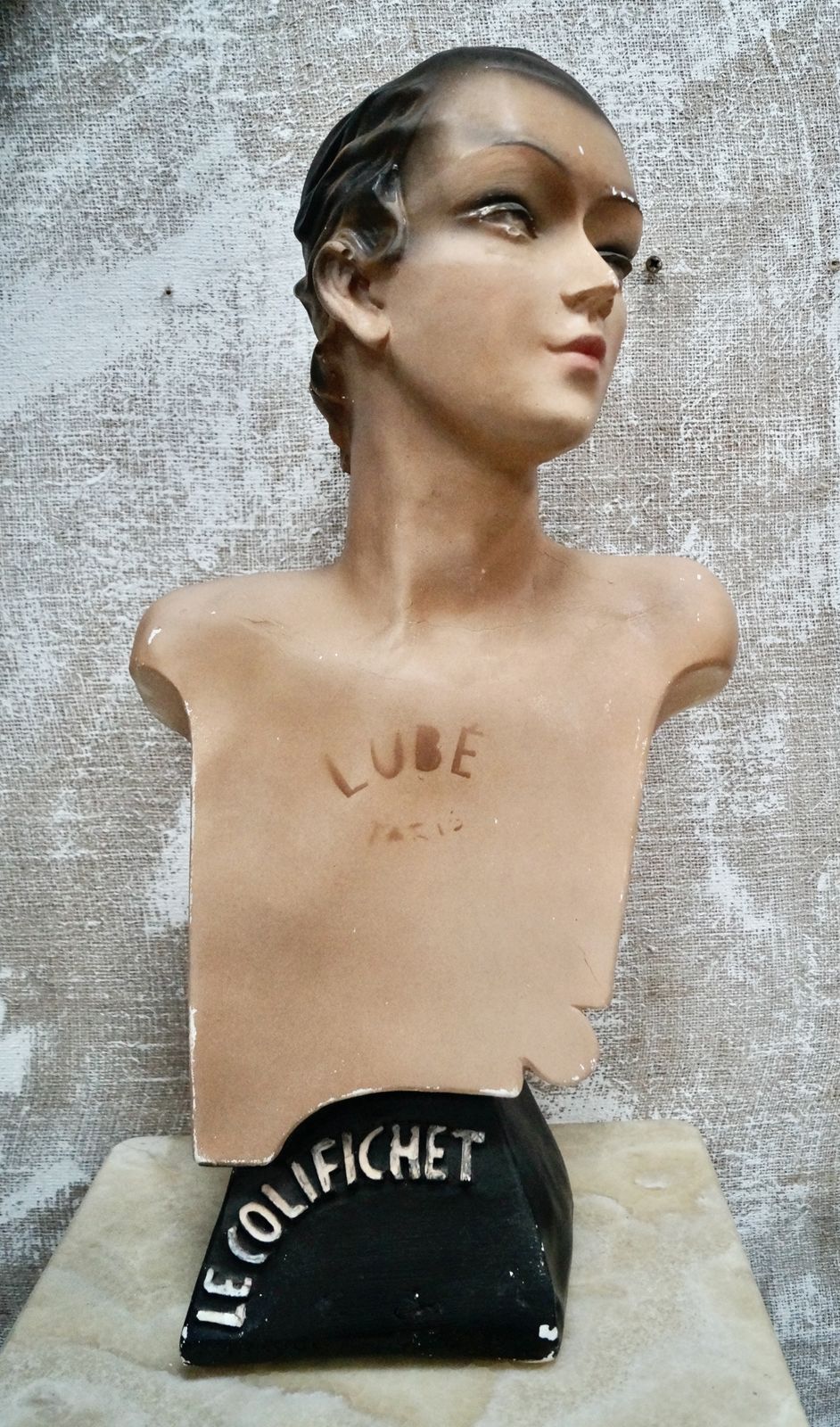 Vintage Mannequin Lubé Paris Bust