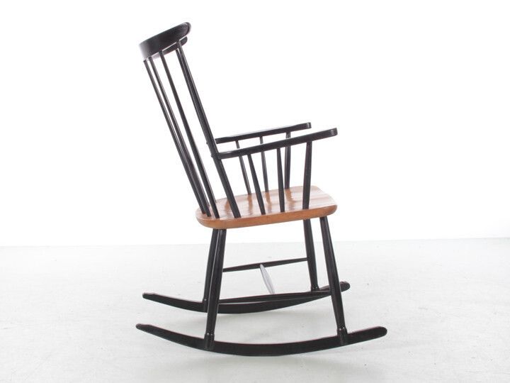 photo for sale Mid Century Modern Scandinavian Rocking Chair By Tapiovaara