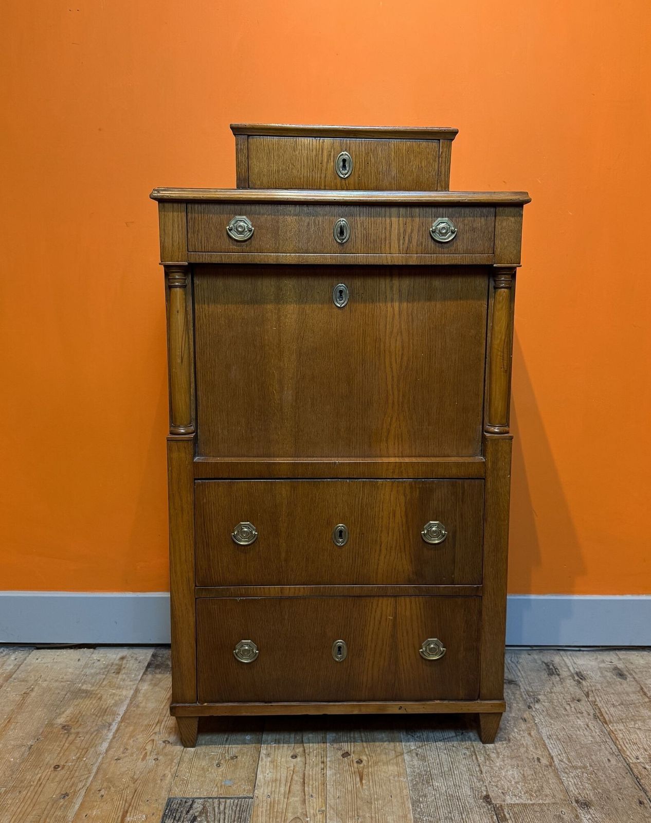 French 19th Century Child's Secretaire A Abattant Desk photo for sale