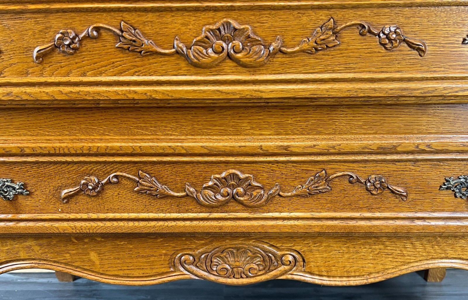 Vintage French Louis XIV Chest Of Drawers / Sideboard / Cabinet( Lot 3530) photo 515.0